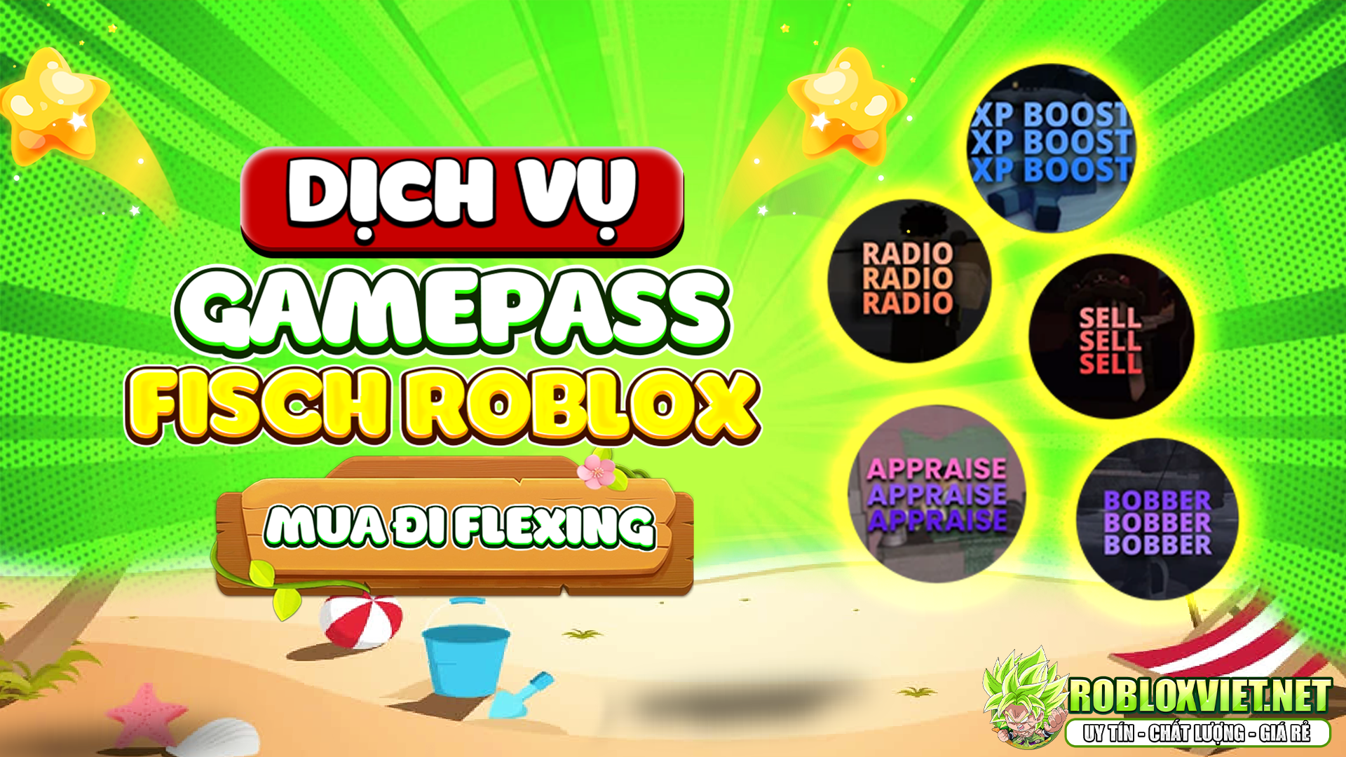 BÁN GAMEPASS FISCH